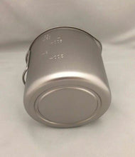 Load image into Gallery viewer, Evernew Titanium Ti Ultralight Mug Pot 900 950ml w/Pour Spout/Lid/Handles ECA539
