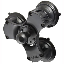 Load image into Gallery viewer, RAM Mount Triple Suction Cup Base w/1.5&quot; Diameter Ball [RAP-365-224-1U]
