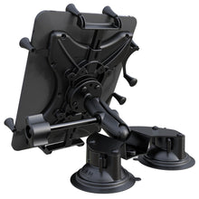 Load image into Gallery viewer, RAM Mount Dual Suction Cup Mount w/Large Table X-Grip [RAM-B-189-UN9-ALA1-KRU]
