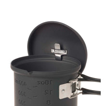 Load image into Gallery viewer, Esbit Solid Fuel Stove Trekking Cookset Windscreen &amp; 585ml Pot w/Lid E-CS585HA
