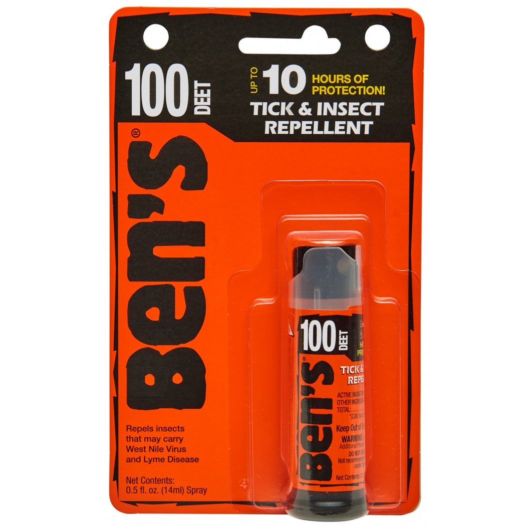 Ben's 100% DEET Insect Repellent 0.5 fl oz Mini Spray 0006-7069