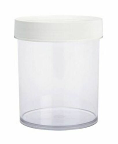 Nalgene 32oz Poly Straight-Side Wide Mouth Storage Bottle/Jar Clear w/White Lid