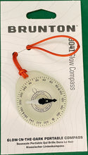 Load image into Gallery viewer, Brunton Tag-Along 9041 Glow Compass w/Lanyard F-9041-OR
