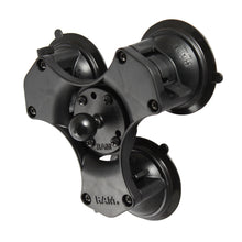 Load image into Gallery viewer, RAM Mount Twist-Lock Triple Suction Cup Ball Base [RAP-B-365-224-1U]
