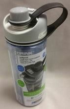 Load image into Gallery viewer, Nalgene Multidrink 20oz Blue Bottle w/Gray Cap BPA-Free Wide/Narrow/Straw Lid
