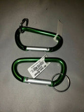 Load image into Gallery viewer, Liberty Mountain Multi-Biner 80mm (3.15&quot;) HA Aluminum Carabiners Green 2-Pack

