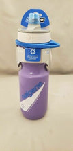Load image into Gallery viewer, Nalgene Draft Squeezable Bicycle Water Bottle Purple w/Gray Cap - Fits Bike Cage
