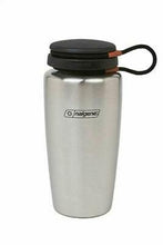Load image into Gallery viewer, Nalgene Stainless Steel Backpacker Wide Mouth 32oz Bottle w/Black Cap - BPA Free
