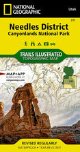 Load image into Gallery viewer, National Geographic Trails Illustrated Utah Canyonlands Needles District Map TI00000311
