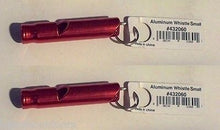 Load image into Gallery viewer, Liberty Mountain Small Aluminum Whistle Red 1-Pack Emergency/Signal/Survival
