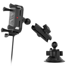 Load image into Gallery viewer, RAM Mount Tough-Charge Waterproof Wireless Charging Suction Cup Mount [RAM-B-166-UN12W]
