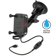 Load image into Gallery viewer, RAM Mount Tough-Charge Waterproof Wireless Charging Suction Cup Mount [RAM-B-166-UN12W]
