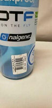 Load image into Gallery viewer, Nalgene On The Fly 24oz Water Bottle Clear Blue w/Glacial Blue OTF Cap--BPA Free
