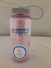 Load image into Gallery viewer, Nalgene Wide Mouth 16oz Loop Top Water Bottle Cosmo Pink w/Silver Lid BPA Free

