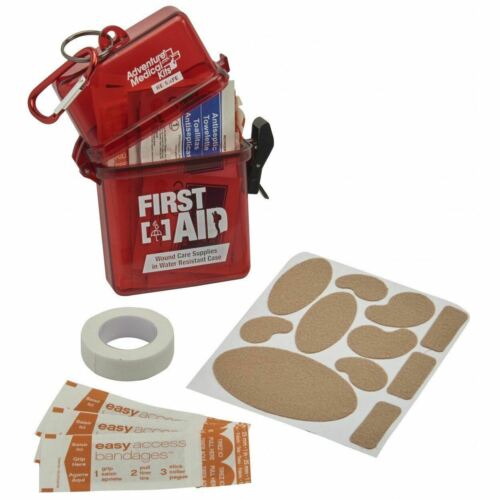 Adventure Medical Kits AMK First Aid Kit--Water-Resistant Hard-Shell Case & Clip