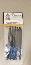 Load image into Gallery viewer, Liberty Mountain Black Anodized Aluminum 6.7&quot; Y Tent Pegs / Stakes 6-Pack
