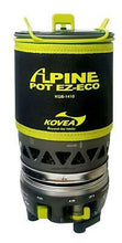 Load image into Gallery viewer, Kovea Alpine EZ-ECO 1L Pot/Lid &amp; Refillable Gas Stove System w/Bag
