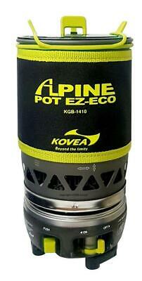 Kovea Alpine EZ-ECO 1L Pot/Lid & Refillable Gas Stove System w/Bag