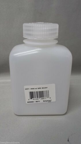 Nalgene Ultralite Wide Mouth 8oz BPA-Free HDPE Rectangular Storage Bottle