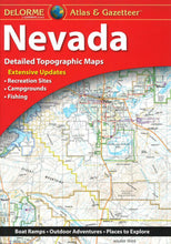 Load image into Gallery viewer, Delorme Nevada NV Atlas &amp; Gazetteer Map Newest Edition Topographic / Road Maps

