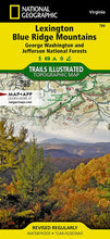 Load image into Gallery viewer, National Geographic George Washington Nat Forest Map Pack Bundle TI01021242B
