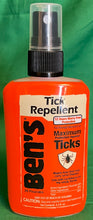 Load image into Gallery viewer, Ben&#39;s Tick Repellent 3.4 fl oz Pump Bottle 0006-7320
