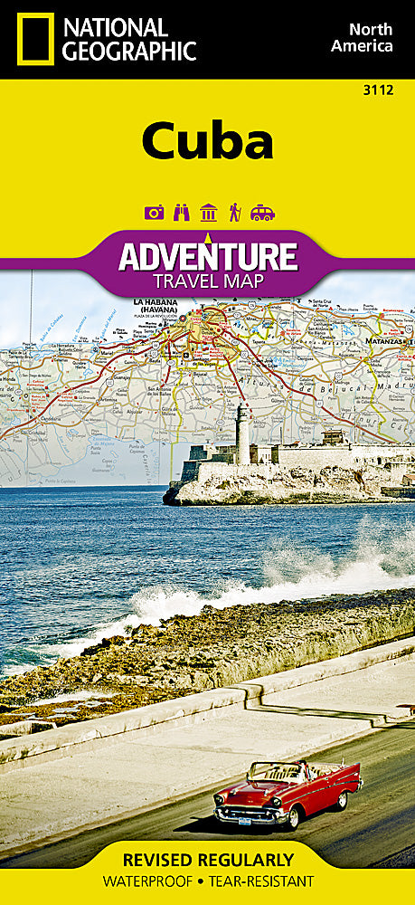 National Geographic Adventure Map Cuba AD00003112