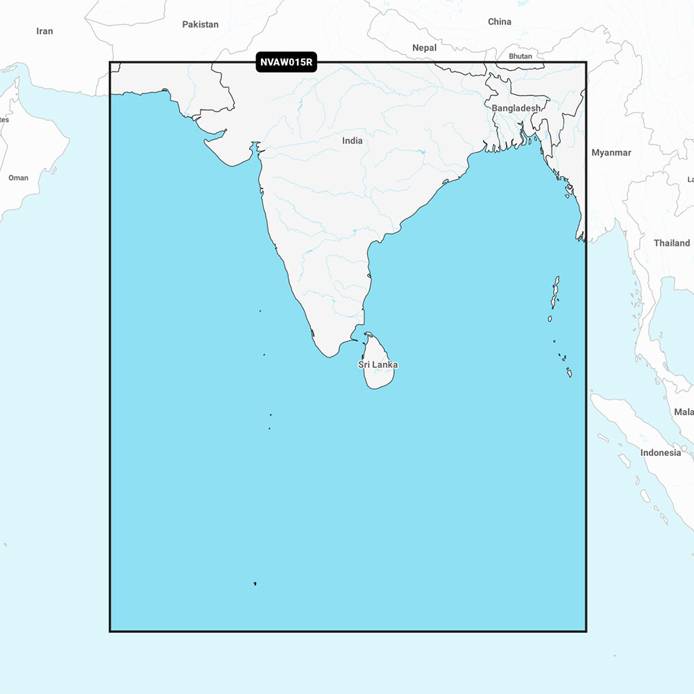 Garmin Navionics Vision+ NVAW015R - Indian Subcontinent - Marine Chart [010-C1230-00]