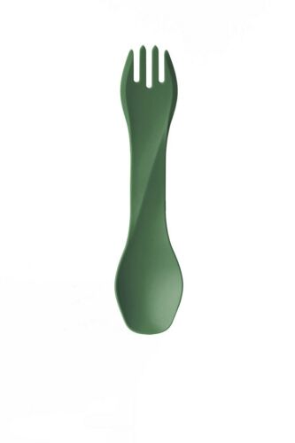 Humangear GoBites Uno Spoon/Fork Combo Utensil Med. Green OEM - Sturdy BPA-Free