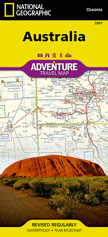 National Geographic Adventure Map Australia AD00003501