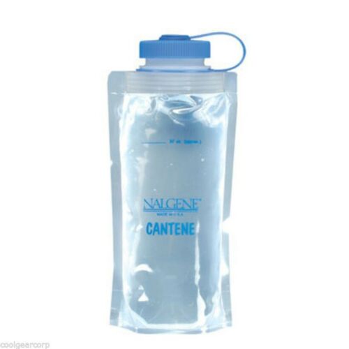 Nalgene Cantene Wide Mouth Loop-Top 32oz Water Bottle Flexible Storage Canteen