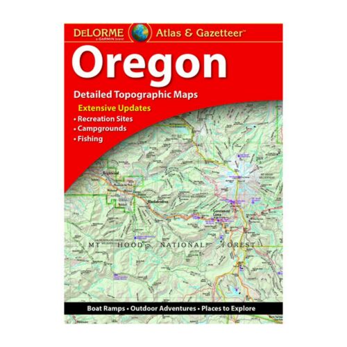 Delorme Oregon OR Atlas & Gazetteer Map Newest Edition Topographic / Road Maps
