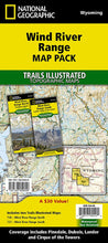 Load image into Gallery viewer, National Geographic Wind River Range Map Pack Bundle TI01021281B
