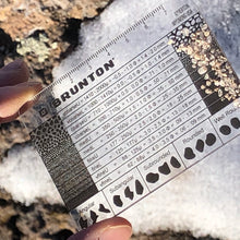 Load image into Gallery viewer, Brunton Grain Size Card Geology Reference Tool F-GRAINCARD
