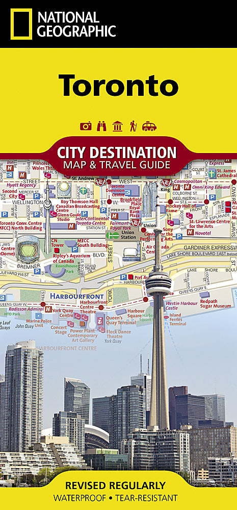 National Geographic City Destination Map Toronto Canada DC01020590