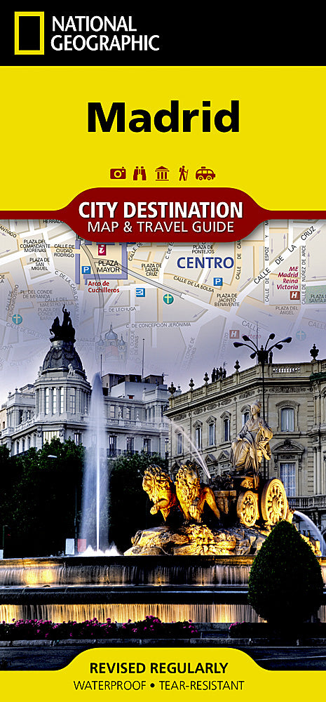 National Geographic City Destination Map Madrid Spain DC01020593
