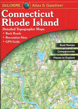 Load image into Gallery viewer, Delorme Connecticut CT / RI Atlas &amp; Gazetteer Map Newest Edition Topo/Road Maps
