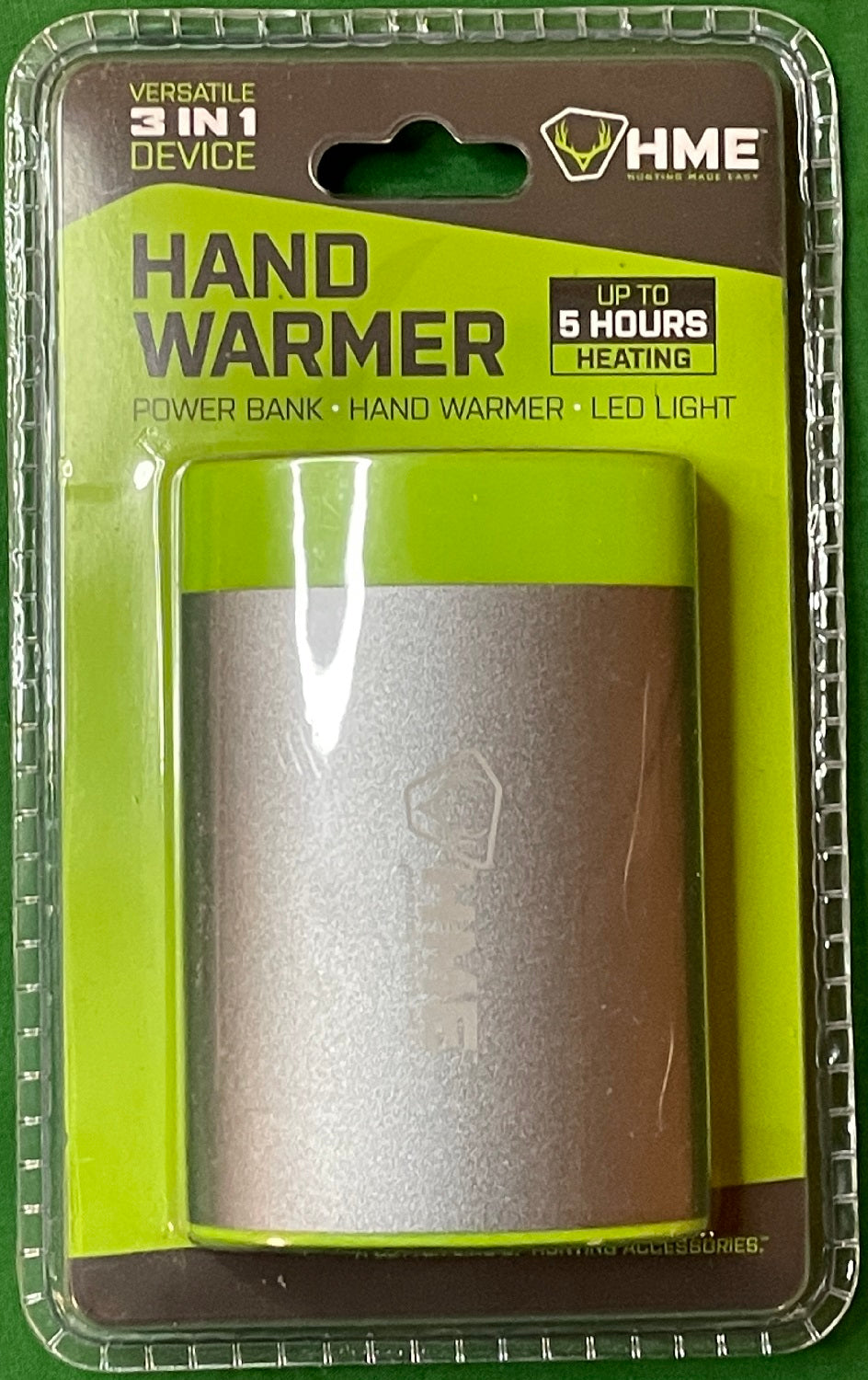HME Hand Warmer w/4400 mAh Battery & Flashlight HME-HW