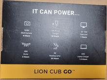 Load image into Gallery viewer, Lion Energy Lion Cub Go Portable Power Battery Pack

