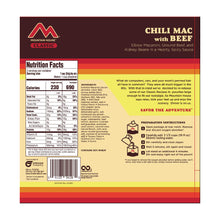 Load image into Gallery viewer, Mountain House Classic Chili Mac w/Beef 54128

