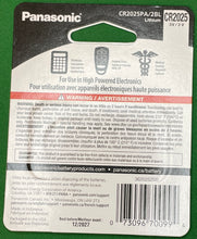 Load image into Gallery viewer, Panasonic CR2025 Lithium Coin Cell 2-Pack 460118
