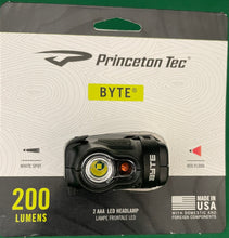 Load image into Gallery viewer, Princeton Tec Byte 200 Lumens Headlamp BYT21-BK
