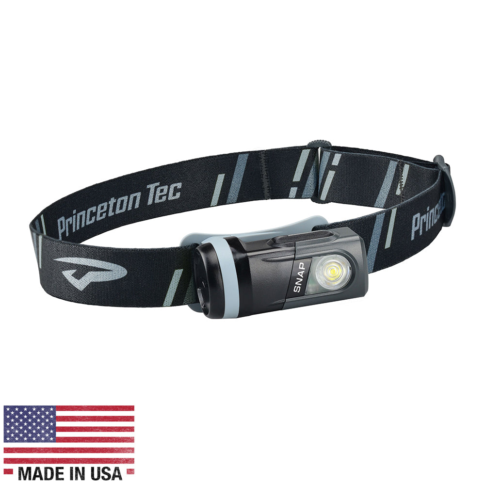 Princeton Tec Snap Headlamp Kit Gray / Black SNAP300K-BK