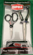 Load image into Gallery viewer, Rapala Pliers &amp; Super Line Scissors Combo Set RTC-6SPLS
