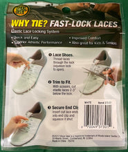 Load image into Gallery viewer, Shoe Gear Fast-Lock Shoe Laces White 373-01

