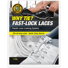 Load image into Gallery viewer, Shoe Gear Fast-Lock Shoe Laces White 373-01
