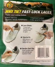 Load image into Gallery viewer, Shoe Gear Fast-Lock Shoe Laces Black 373-02
