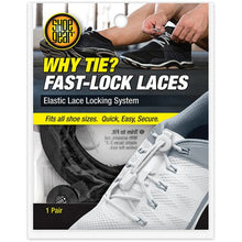Load image into Gallery viewer, Shoe Gear Fast-Lock Shoe Laces Black 373-02
