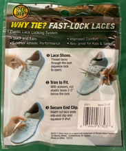 Load image into Gallery viewer, Shoe Gear Fast-Lock Shoe Laces Gray 373-03
