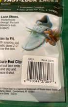 Load image into Gallery viewer, Shoe Gear Fast-Lock Shoe Laces Gray 373-03
